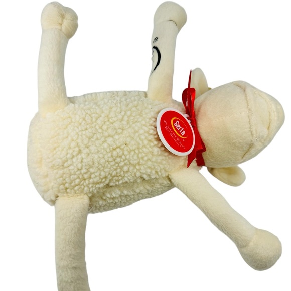 Serta Mattress Counting Sheep # 49 Nascar Brent Sherman Plush Animal Lamb Toy 8" - Picture 5 of 7